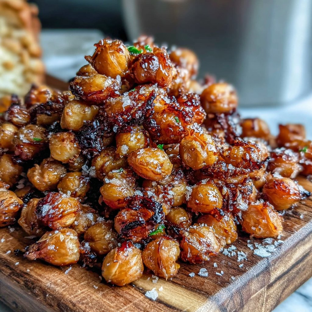 Cinnamon Roasted Chickpeas Snack