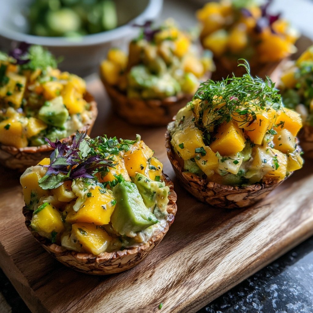 Mango Avocado Salad Cups