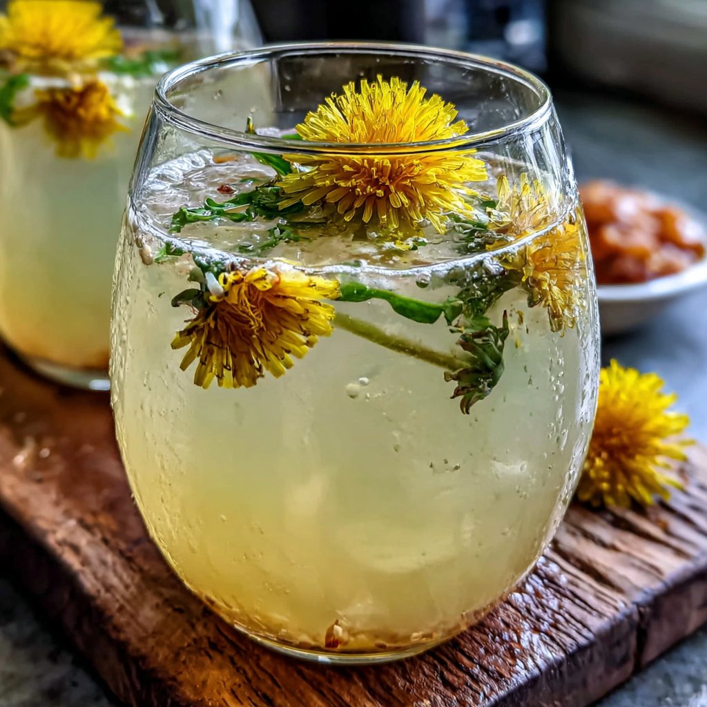 Potentially Potent Dandelion Cocktail