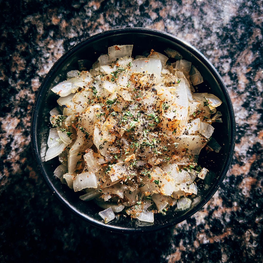 Onion Boil with Cracked Pepper