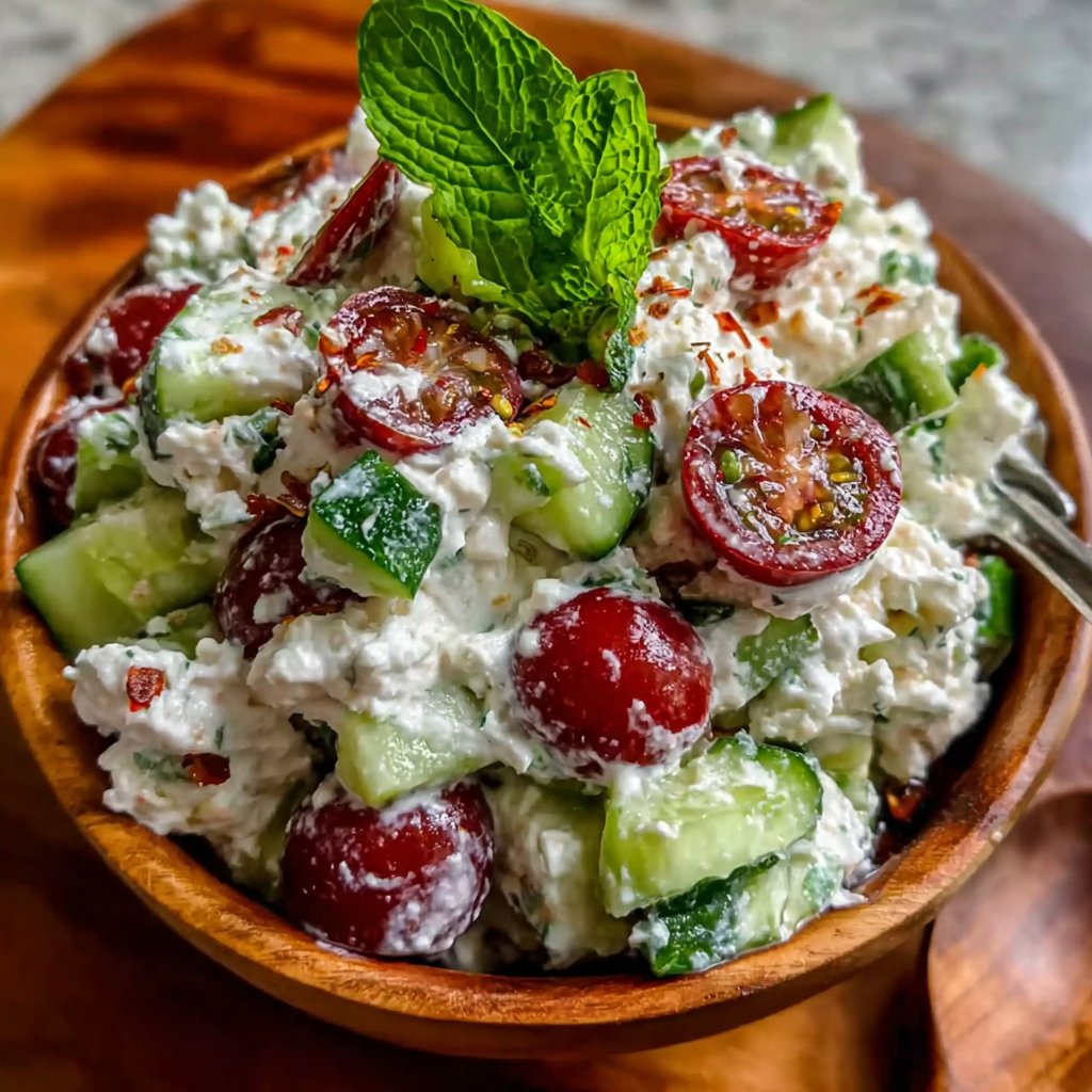 Cottage Cheese Veggie Bowl