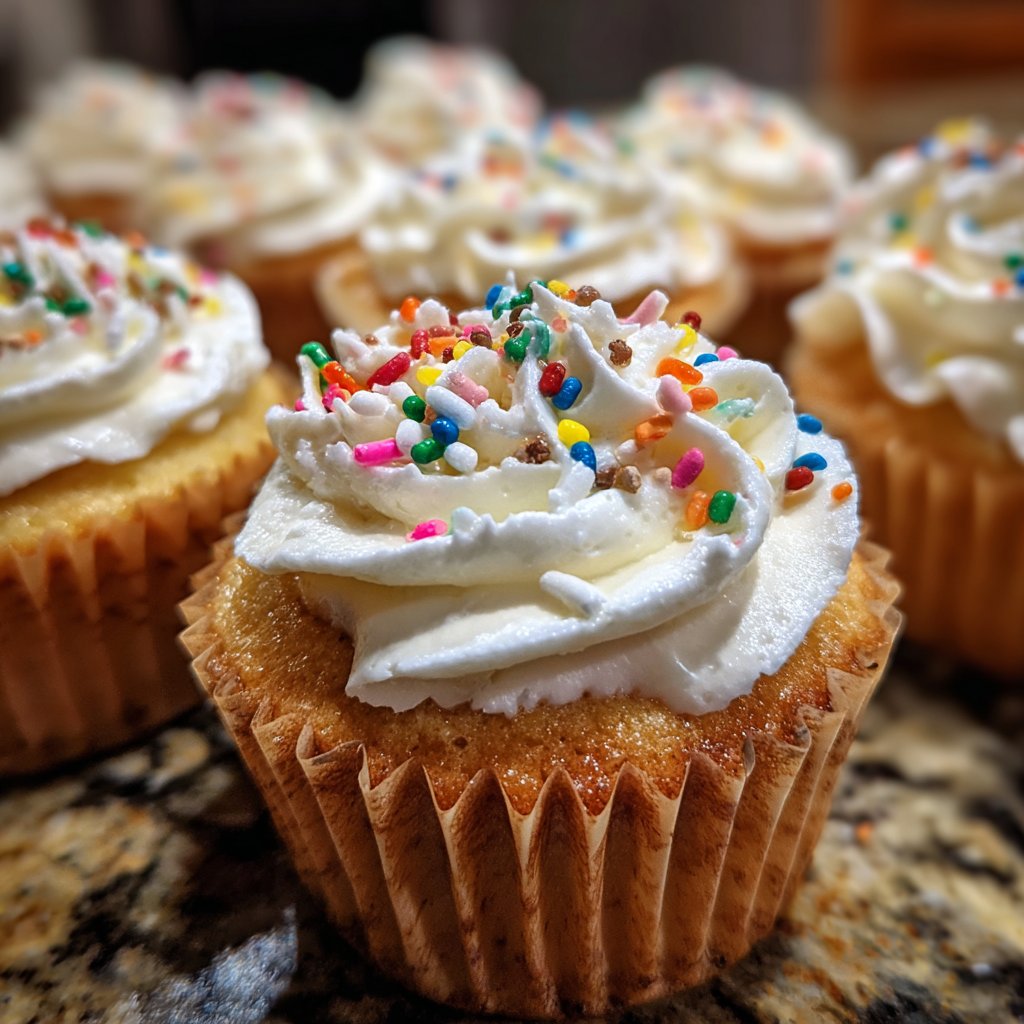 Frosted Cupcake Garden Party